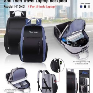 Anti Theft Laptop Backpack